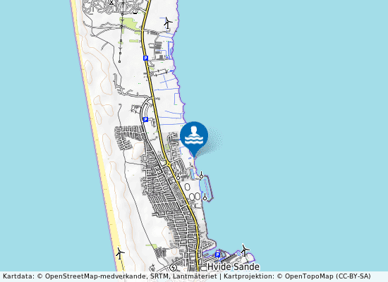 Hv.sande Nord på kartan