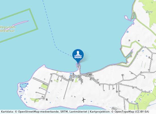 Endelave Havnemole 2015 på kartan