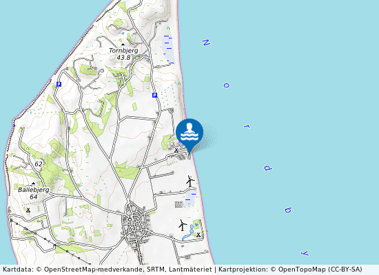 Nordby Ud For Campingplads på kartan