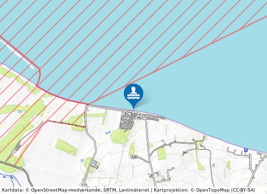 Lystrup Strand på kartan