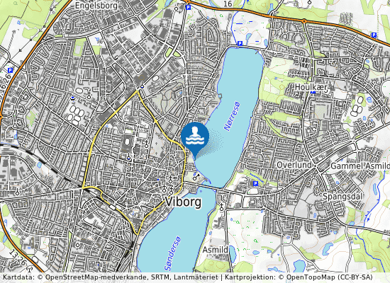 Viborg Nørresø, Sct. Ibsgade / Pilehaven på kartan