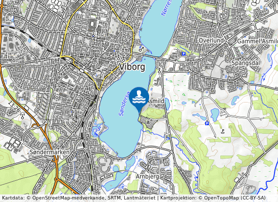 Viborg Søndersø - Søndersø Camping på kartan