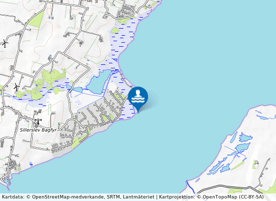 Sillerslev Sommerhusområde på kartan