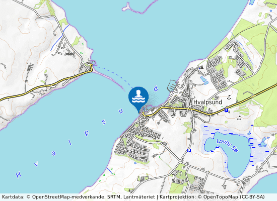 Hvalpsund Strand på kartan