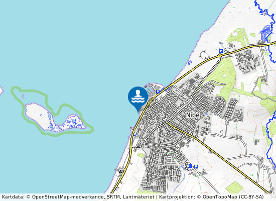 200 M S For Nibe Havn på kartan